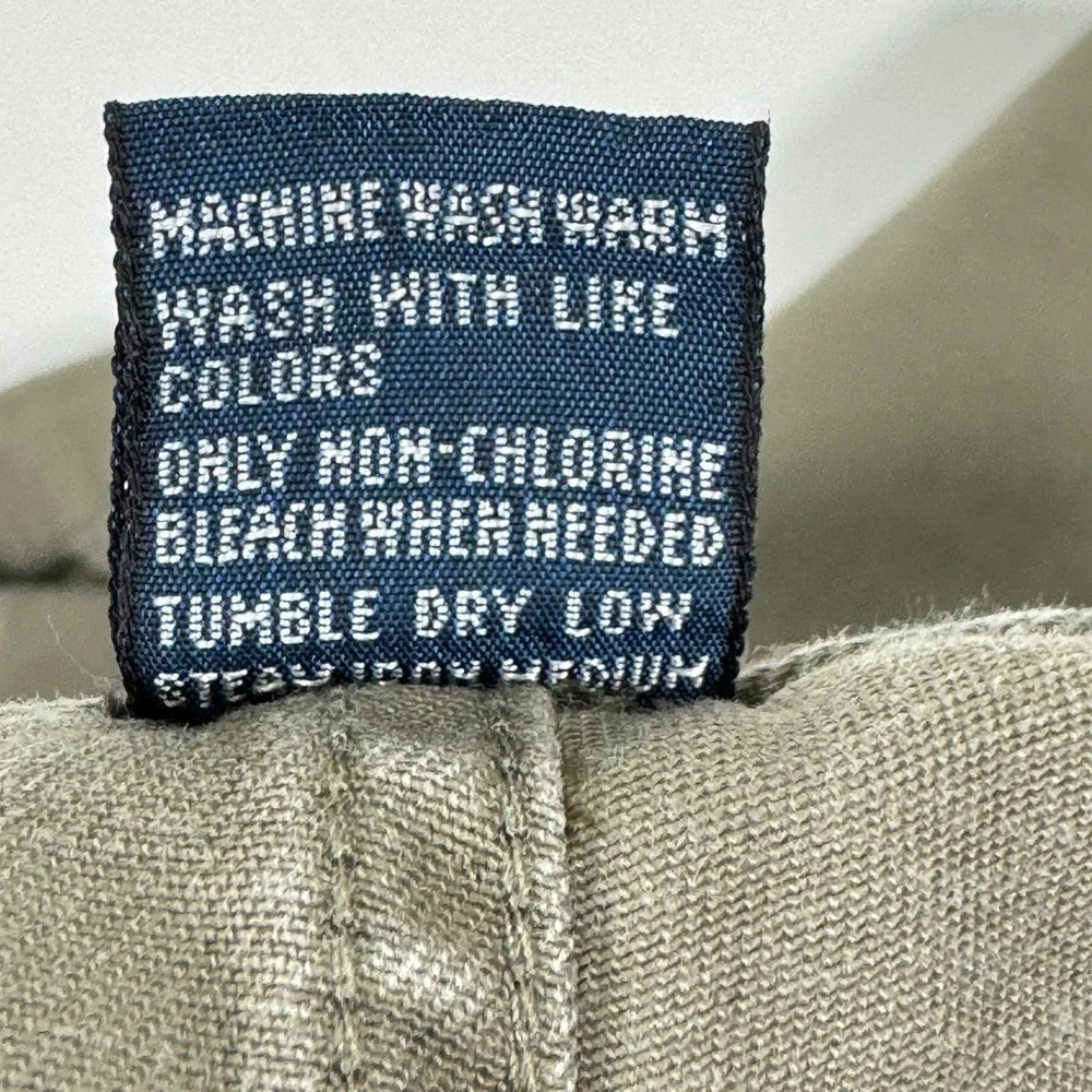 Vintage Polo Ralph Lauren Men's 36 Olive Green Cargo Shorts Cotton Utility 7in